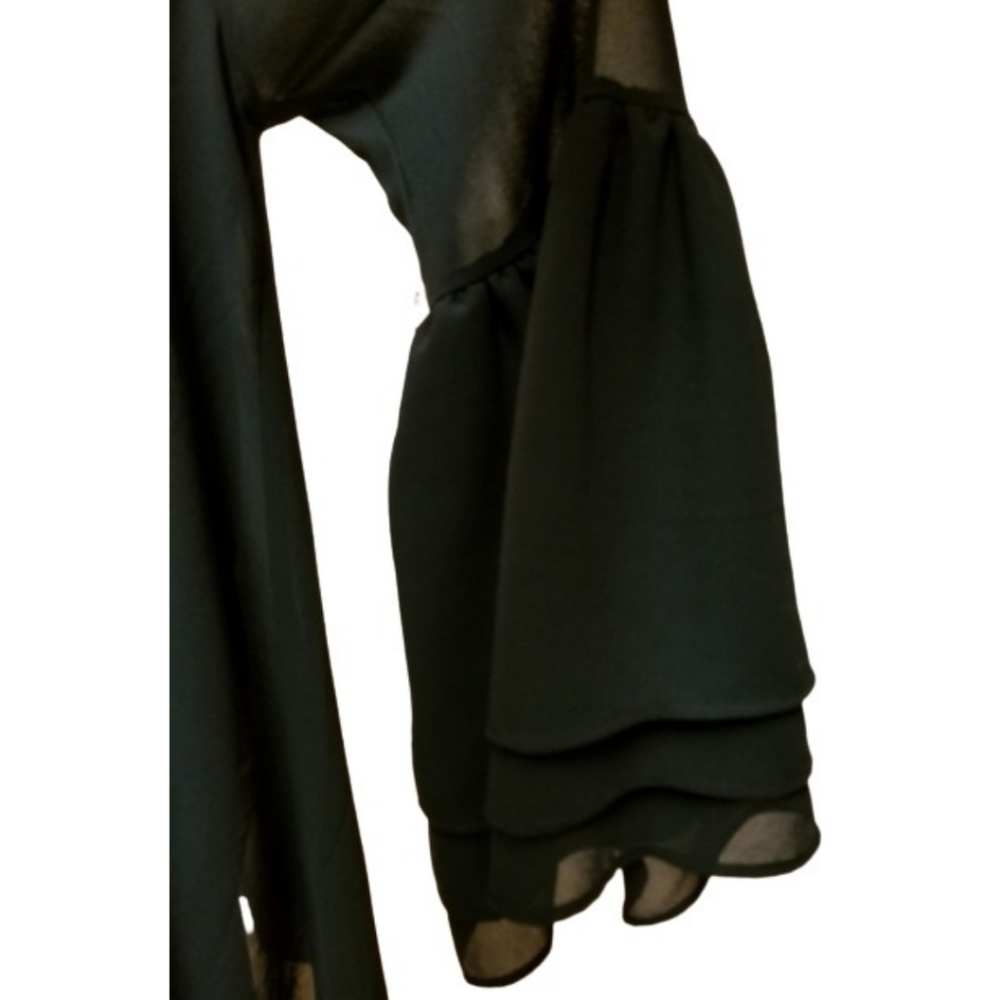 🆕️⬇️Show Me Your MuMu Black Chiffon Nolita Dress - Picture 4 of 9